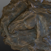 Cave Horse - Horse in Bronze Relief