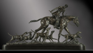 Foxhunting Artwork Sculpture | First Cast of the Day | Barry Henderson